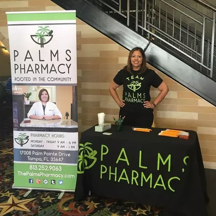 palms pharmacy booth